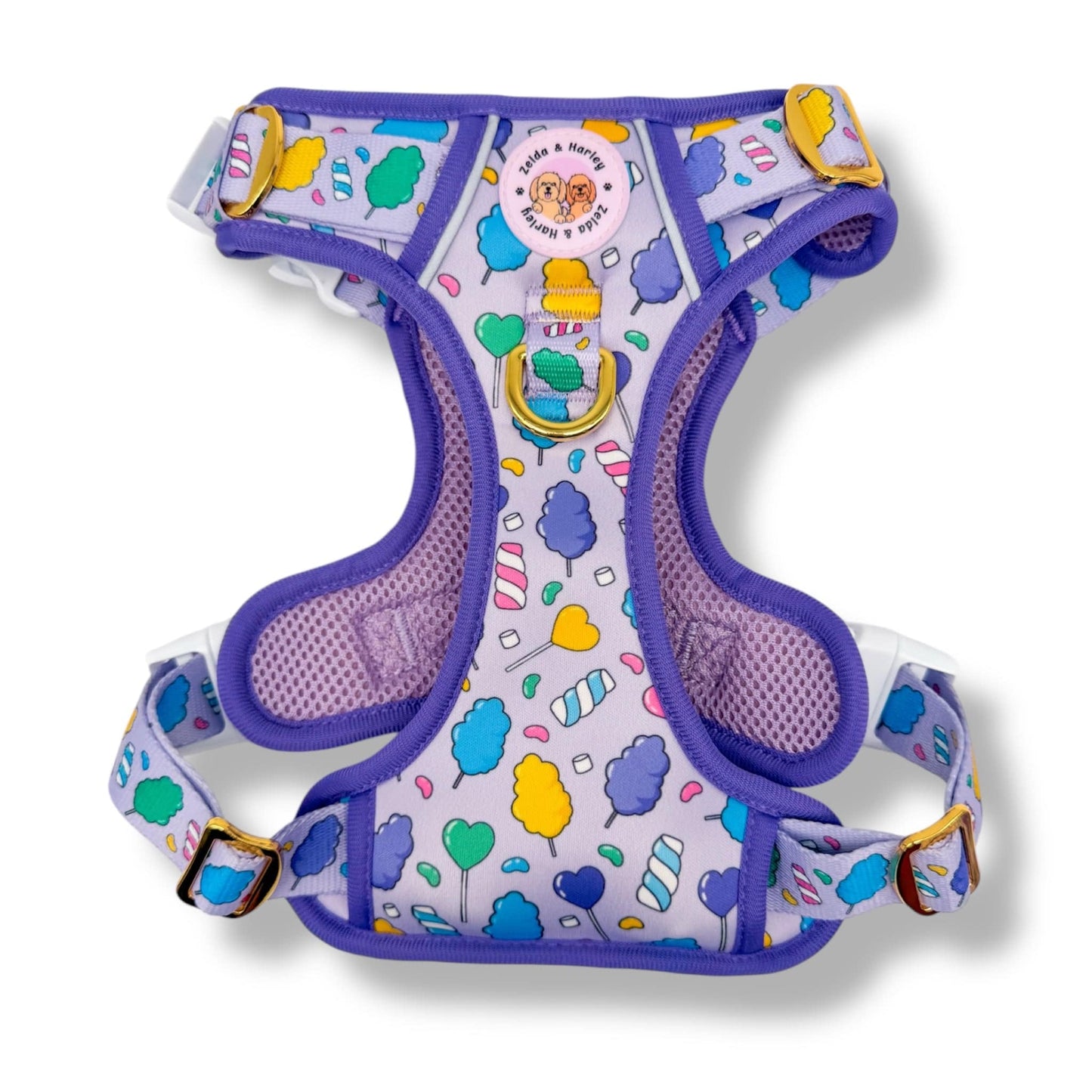 Zelda & Harley Harness Cotton Candy - Adventure No Pull Harness