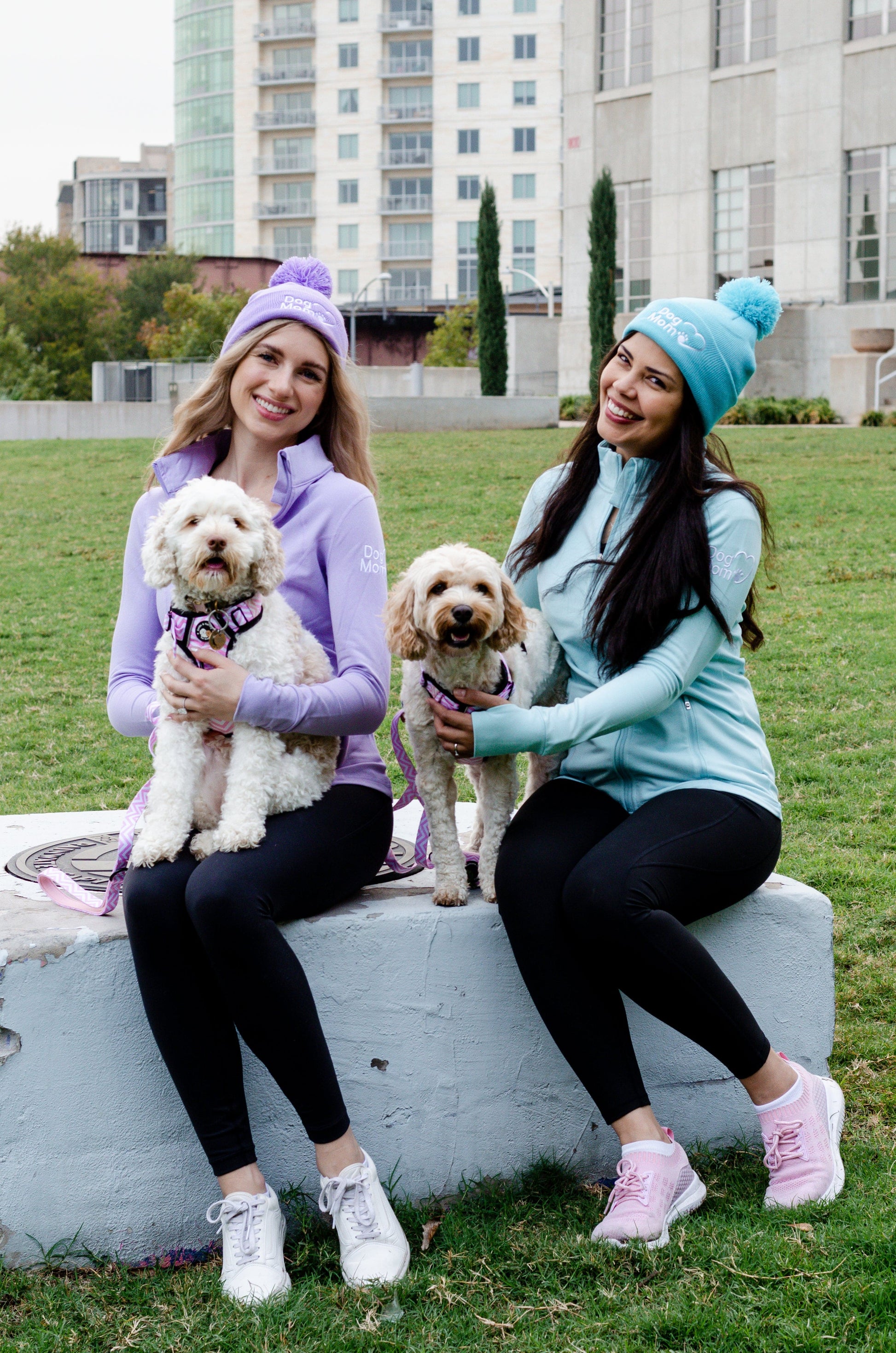 Zelda & Harley Apparel & Accessories Dog Mom Essentials Full Zip Jacket - Blue