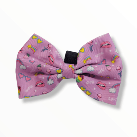 Zelda & Harley Bow Pink Paw-er Bow Tie